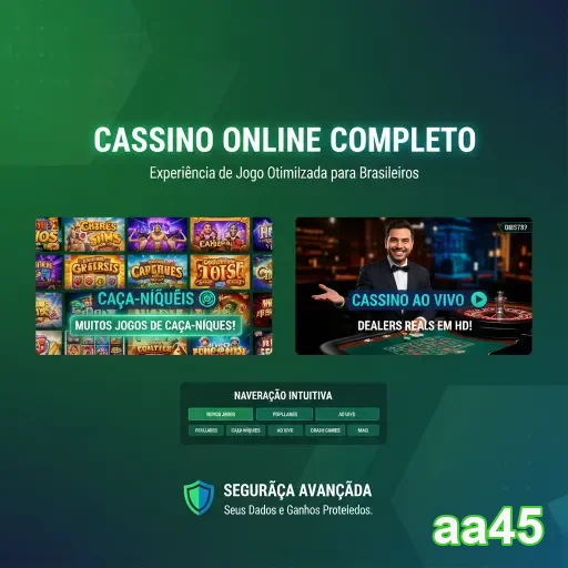 Ilustração de Explore a Experiência de Jogos de Slot com aa45