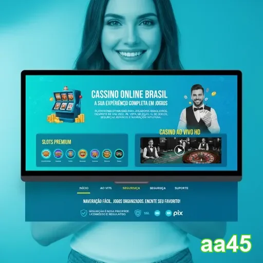 Ilustração de Explore a plataforma de jogos da aa45 com segurança e VIP