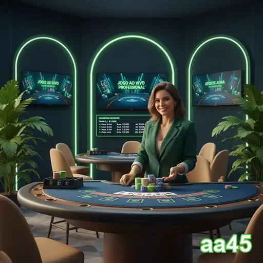 Ilustração de Explore a plataforma de jogos da aa45 com segurança e VIP